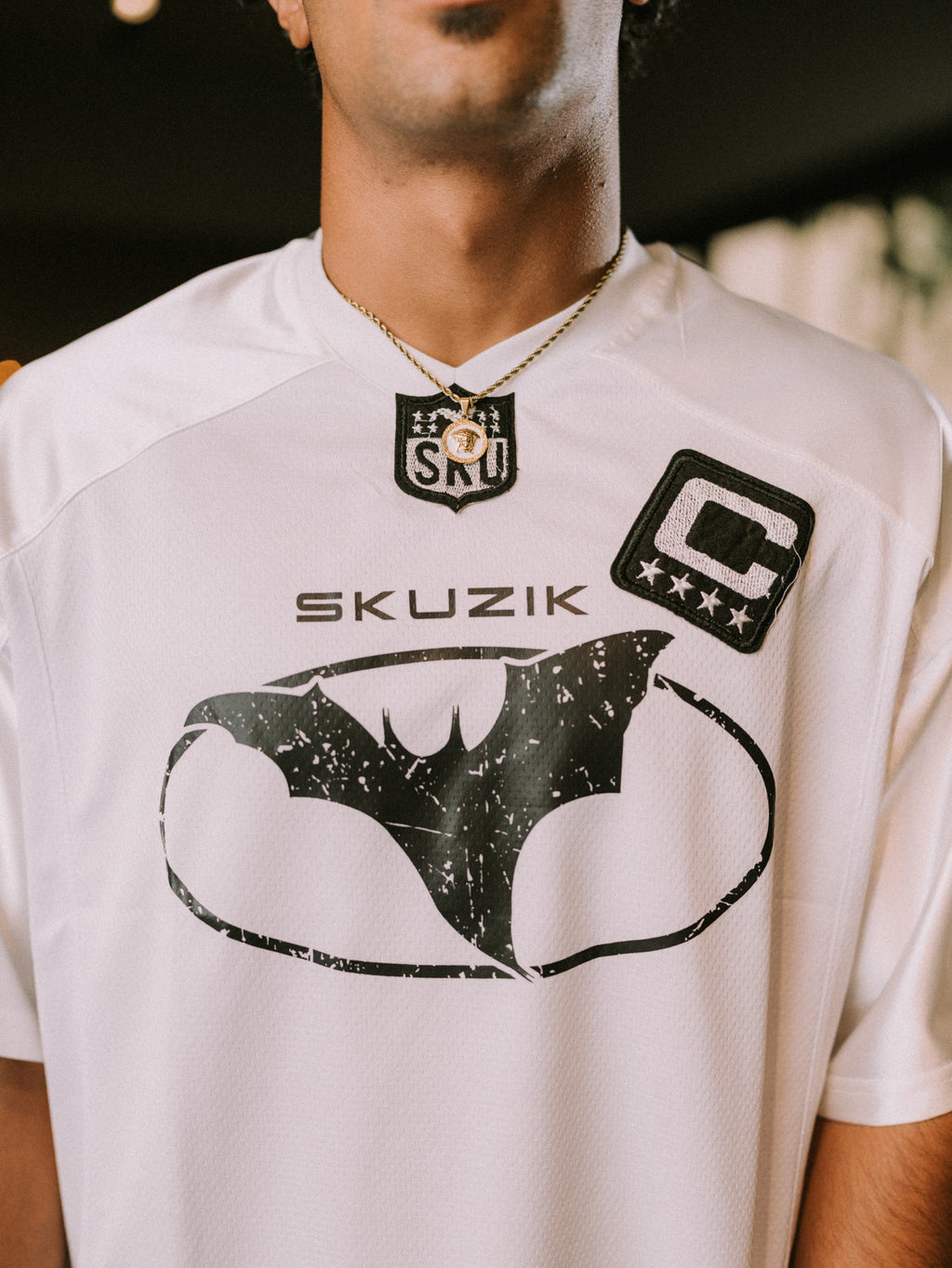 MIAMI WHITE CROME T-SHIRT