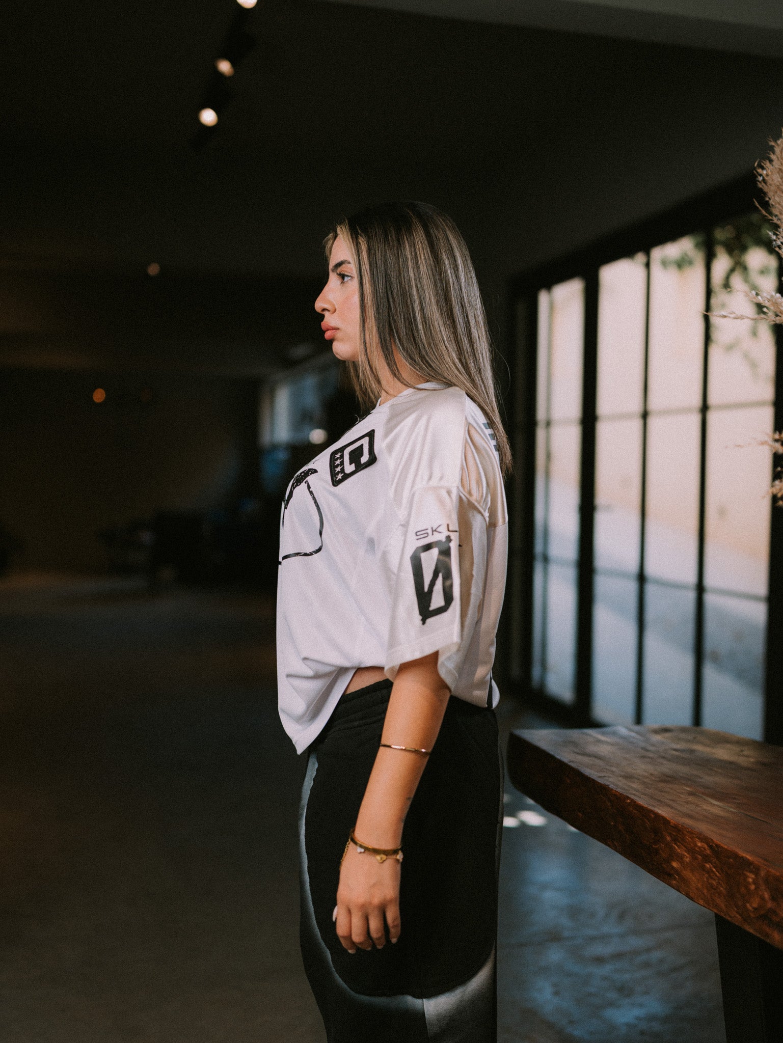 MIAMI WHITE CROME T-SHIRT