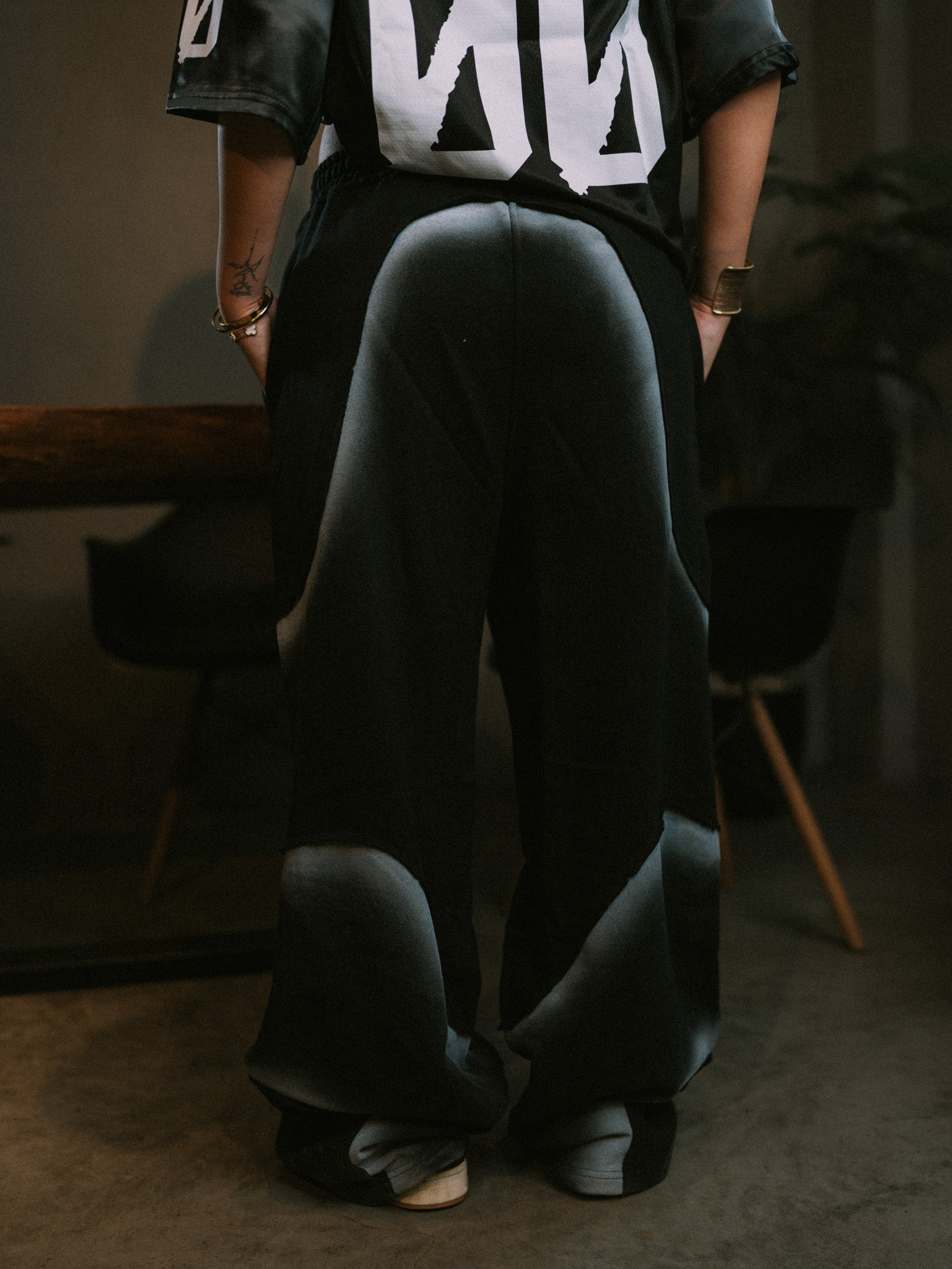 MIAMI BRUSH DARK WHITE PANTS