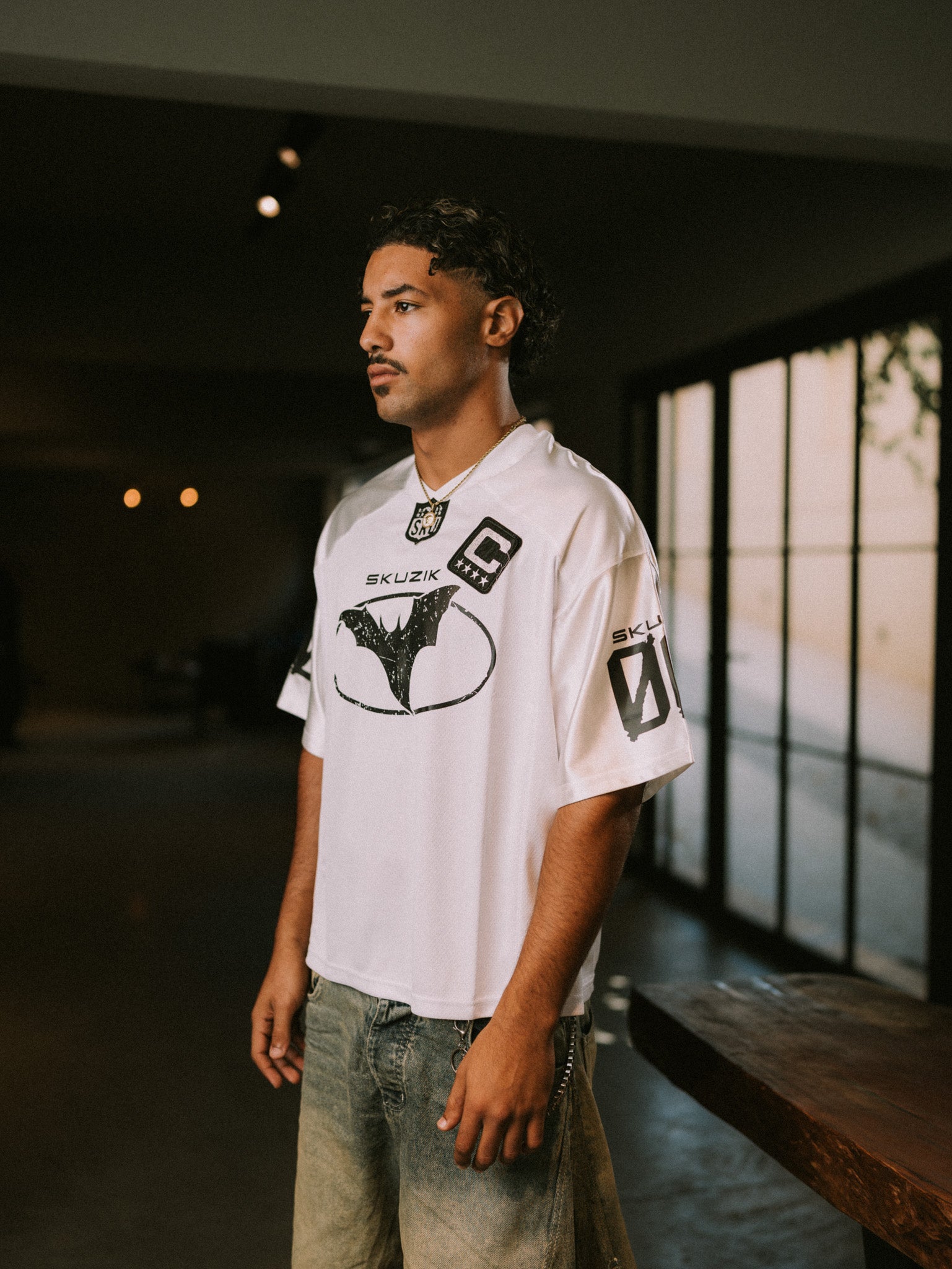 MIAMI WHITE CROME T-SHIRT