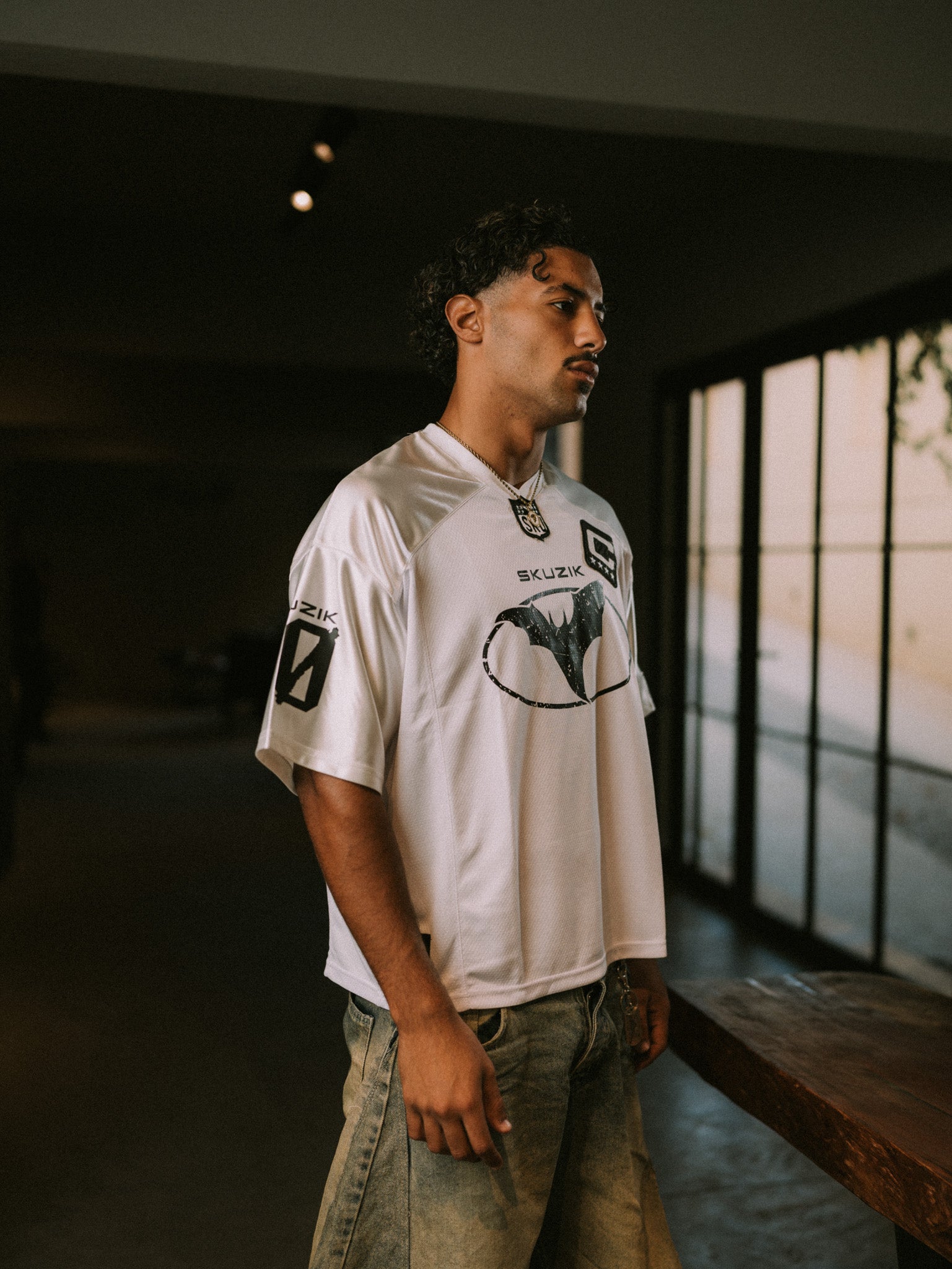 MIAMI WHITE CROME T-SHIRT