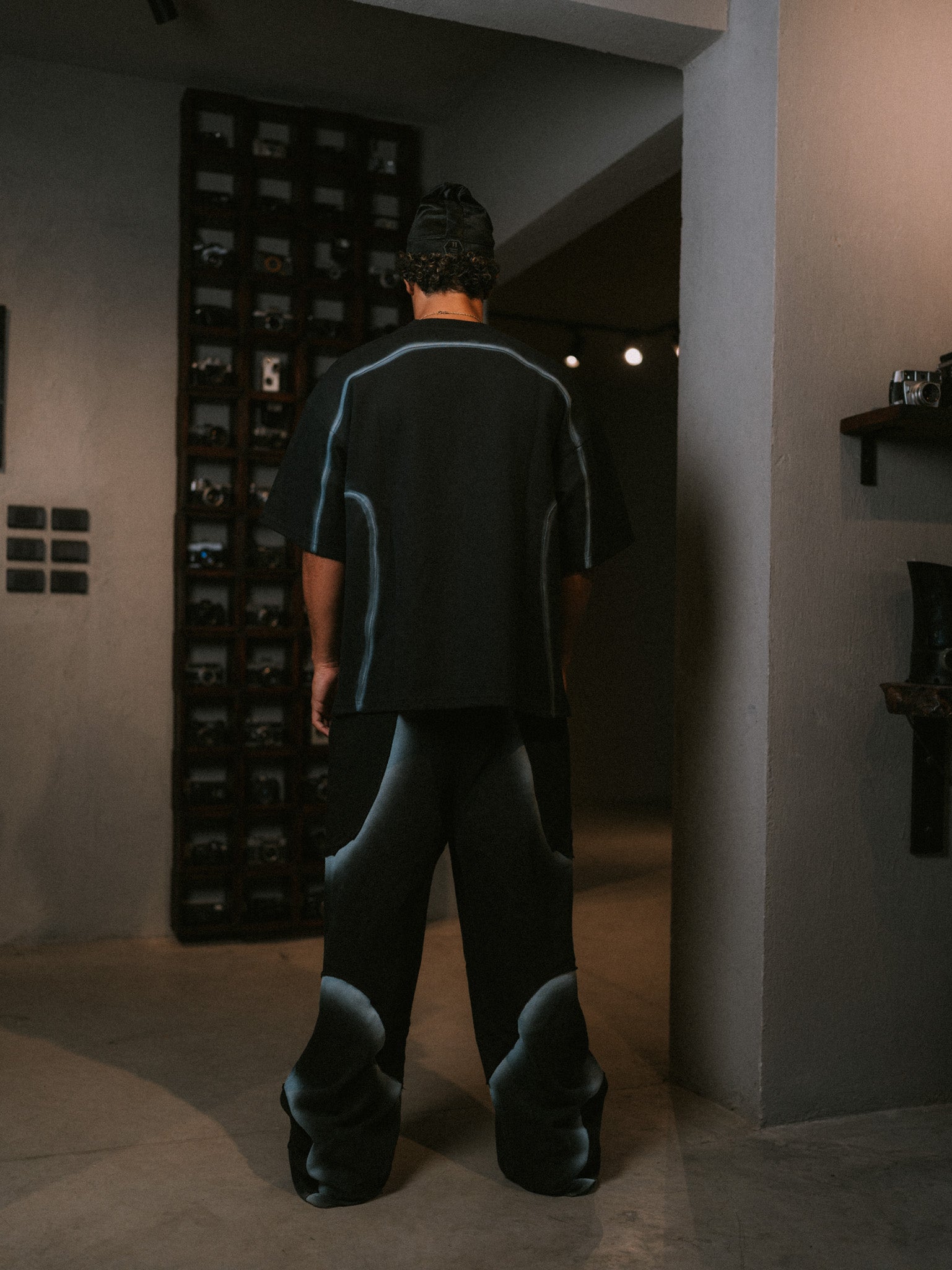 MIAMI BRUSH DARK WHITE PANTS